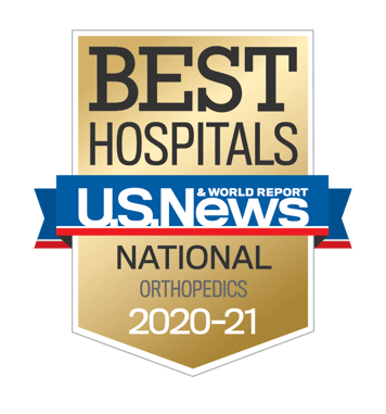 best hospital orthopedics award